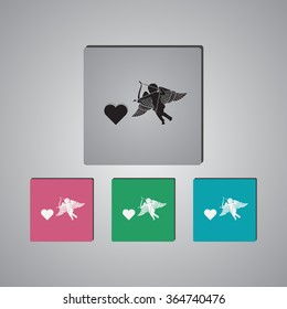Cupid  - Valentine's Day vector icon