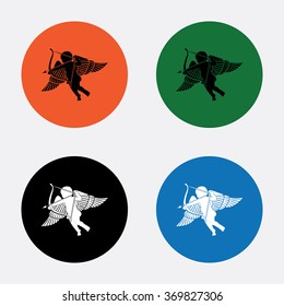 Cupid  - Valentine's Day vector icon
