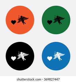 Cupid  - Valentine's Day vector icon