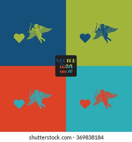 Cupid  - Valentine's Day vector icon