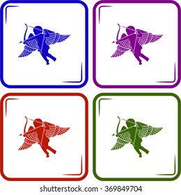 Cupid  - Valentine's Day vector icon