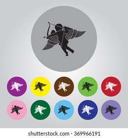 Cupid  - Valentine's Day vector icon