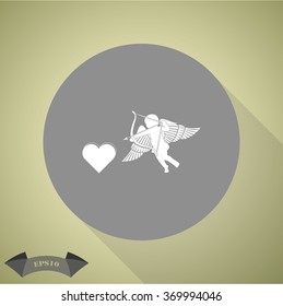 Cupid  - Valentine's Day vector icon