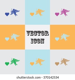 Cupid  - Valentine's Day vector icon