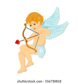 cupid. Valentine's day. vector illustration