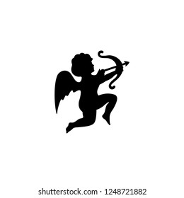 Cupid vector icon. Cupid sign on white background. Cupid icon for web and app