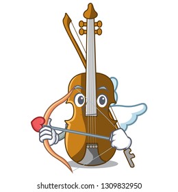 Cupid violin in the a character shape