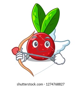 Cupid yangmei fruit in a cartoon basket