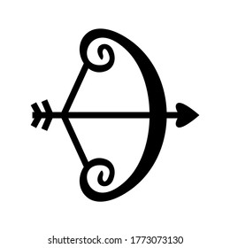 cupidon icon or logo isolated sign symbol vector illustration - high quality black style vector icons
