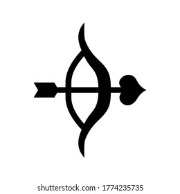 cupidon icon or logo isolated sign symbol vector illustration - high quality black style vector icons
