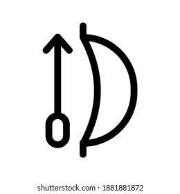 Cupidon icon or logo isolated sign symbol vector illustration - high quality black style vector icons

