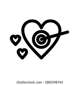 Cupidon icon or logo isolated sign symbol vector illustration - high quality black style vector icons
