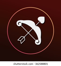 Cupid's arrow icon