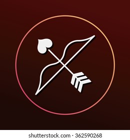 Cupid's arrow icon