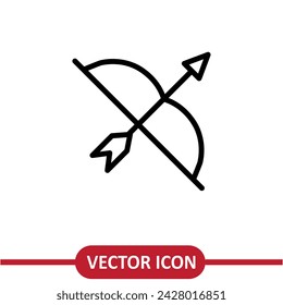 Cupids bow icon vector simple illustration on white background..eps