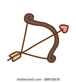 Cupid's Dart Doodle Icon