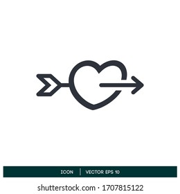 
Cupid's darts icon design element vector eps 10