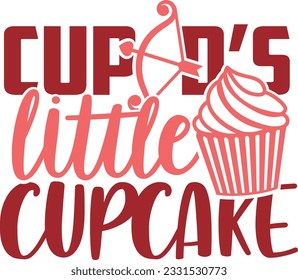 Cupids Little Cupcake - Valentines Day Design