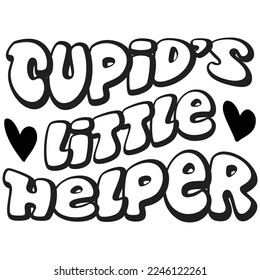 cupid's little helper t shirt design