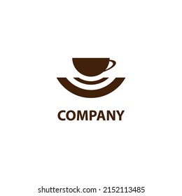 Cup-like logo design for beverage business