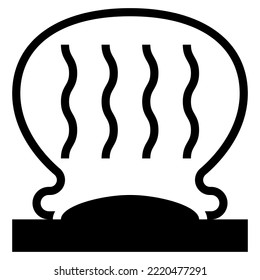 cupping modern concept ui ux icon for website, app, presentaion, flyer, brochure etc.