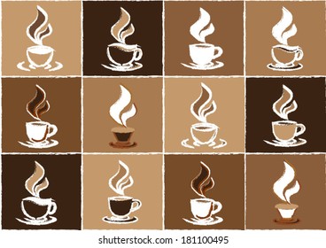 cups of coffee
