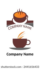 Cups of coffee and tea cups vector design