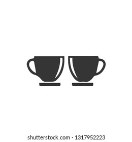 Cups icon, vector