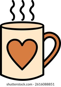 Cups Line Vector Icon Design