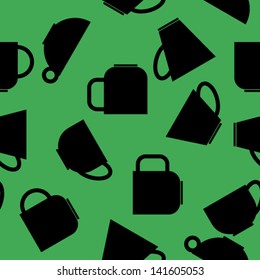 Cups seamless pattern