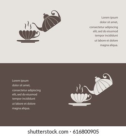 cup,teapot , kettle, tea kettle vector icon.