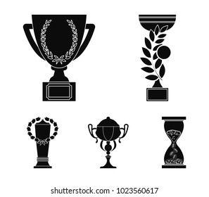 Cup.Wineer cup set collection icons in black style vector symbol stock illustration web.