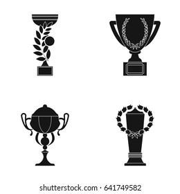 Cup.Wineer cup set collection icons in black style vector symbol stock illustration web.