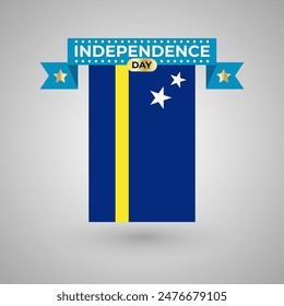 Curacao Independence Day Flag Banner