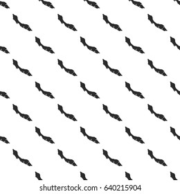 Curacao map seamless pattern, isolated on white background. Vector illustration, easy to edit.