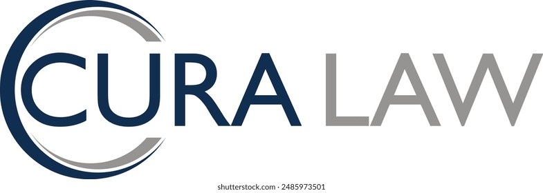 El logotipo de CuraLaw combina elegantemente escalas de justicia con un tipo de letra moderno y estilizado, simbolizando la equidad y la experiencia legal con una estética atemporal y profesional.