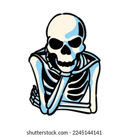 Diseño de cráneo Skull Vector Skull Carácter Skull Logo