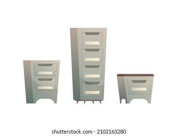 Curbstone furniture icon. Simple color vector elements of cabinet accessories icons for ui and ux, website or mobile application