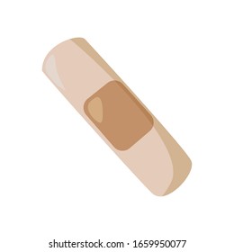 cure bandage medical on white background vector illustration design