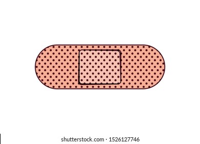 cure bandages isolated icon vector illustration design