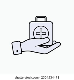 Cure Icon. Medical Treatment, Healthy Care Symbol.