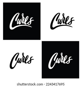Cures Logo - Typography - Creative Texts Logo Design Templates - It Can Be Used As Medical Logo