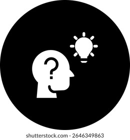 Elemento De Ícone De Curiosidade Para Design