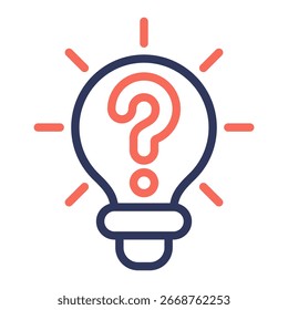 Curiosity Icon Element For Design And Vector