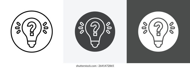 Curiosity icon set vector art