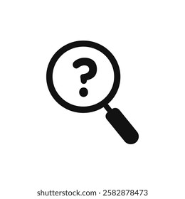 Curiosity icon Symbol mark in Outline style