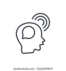 curiosity icon. vector.Editable stroke.linear style sign for use web design,logo.Symbol illustration.
