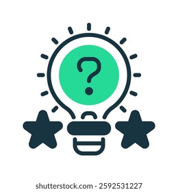Curiosity line icon. Universal creative premium symbol. Vector sign icon logo template. Vector illustration