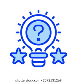Curiosity line icon. Universal creative premium symbol. Vector sign icon logo template. Vector illustration