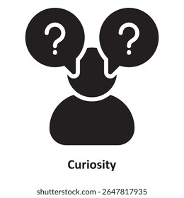 Icono del Vector de curiosidad que puede modificar o editar fácilmente
